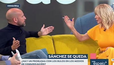 Fuerte encontronazo entre Gonzalo Miró y Susanna Griso en 'Espejo Público': "¡No me líes!"