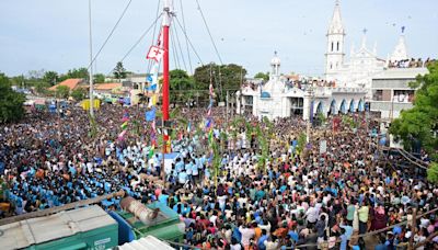 Annual feast of Our Lady of Snows Basilica begins with flag hoisting