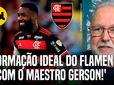 GERSON É MAESTRO EM GOLEADA DO FLAMENGO NA LIBERTADORES, E RENATO MAURÍCIO PRADO SE DERRETE