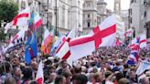 Crowds gather in central London for rival protests led by Tommy Robinson and ex-Labour leader Jeremy Corbyn