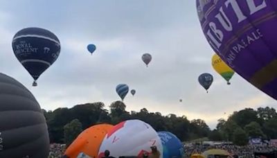 Watch incredible scenes as 60 hot air balloons take to the skies over Bristol