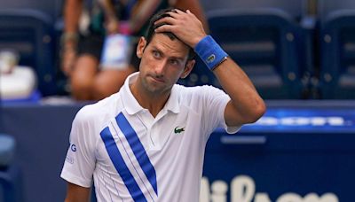 Novak Djokovic Hit on Head by Water Bottle While Signing Autographs for Fans at Italian Open