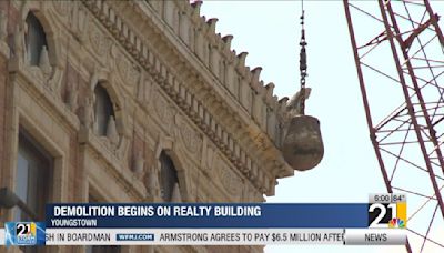 Demolition begins on Realty Building in downtown Youngtown, owners issue statement