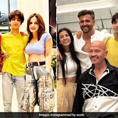 In Pics: Hrithik Roshan And Saba Azad, Sussanne Khan And Arslan Goni At Hridhaan's Birthday Party