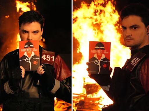 Primeiro título do Clube do Livro de Felipe Neto, 'Fahrenheit 451', chega ao topo da lista de mais vendidos da Amazon