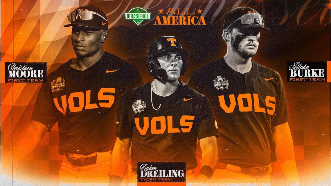 Three Vols baseball players earn All-America Honors from D1Baseball