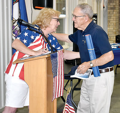 Urbanna firehouse hosts military banners event • SSentinel.com