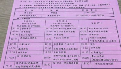 小孩畢旅該給多少零用錢？ 行程曝光網友傻眼：錢多不一定用得到