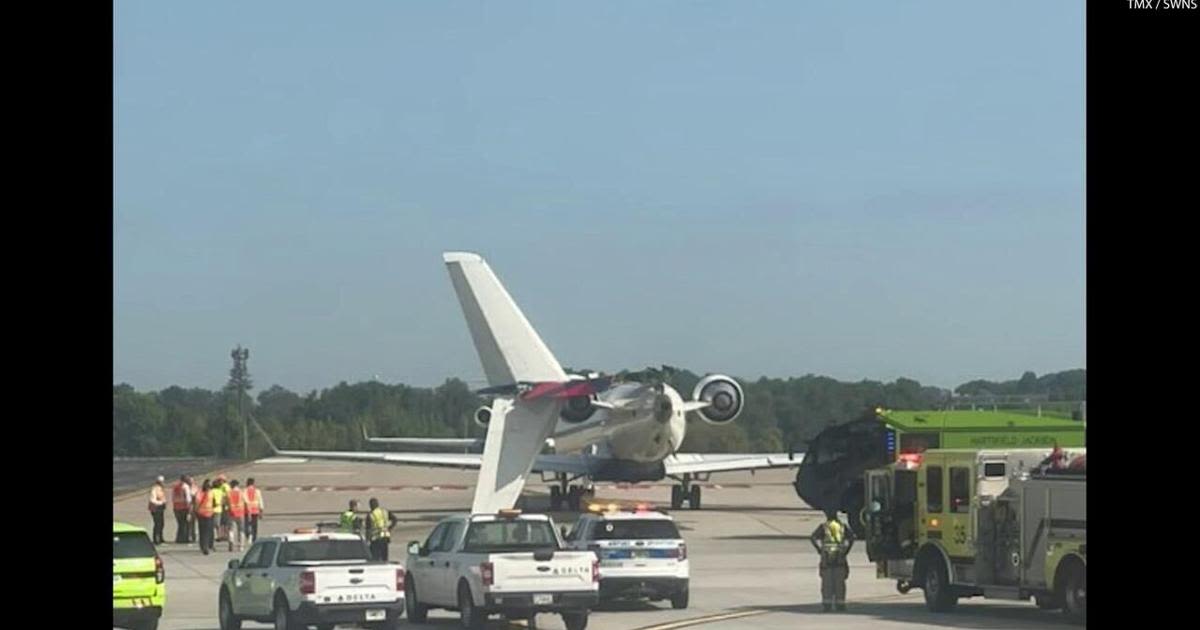 Atlanta airport collision causes Delta plane to lose tail