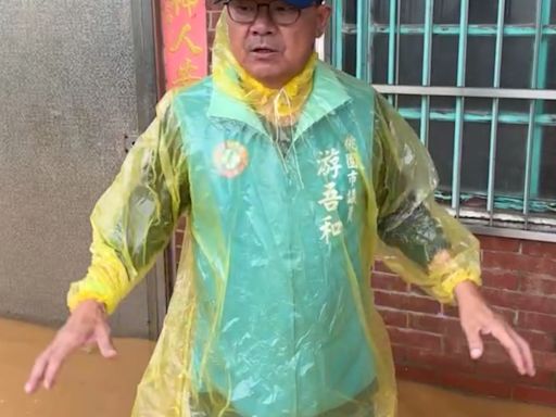 桃園午後豪雨 航空城最後1戶未搬離民宅遭泥水淹至膝蓋