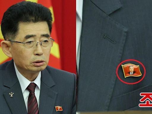 加速造神！北韓官員戴「金正恩胸章」 肖像並列父親、祖父