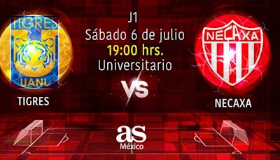 Tigres vs Necaxa en vivo: Liga MX, Apertura 2024 hoy en directo