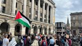 Emergency Palestine protest held outside Nottingham Council House