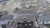 Watch moment powerful earthquake hits Japan as Tsunami warning issued