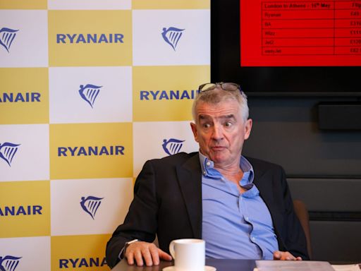 Ryanair profits nearly halved as the low-cost airline blames its ‘frugal’ customers for booking too many last-minute tickets