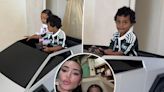 Kris Jenner gifts Kim Kardashian’s son Psalm a $1,500 toy Tesla Cybertruck for 5th birthday