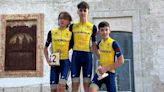 El Ontinyent CC copa el podio de infantiles del II Trofeu Escoles Ciclsme El Camp de Mirra