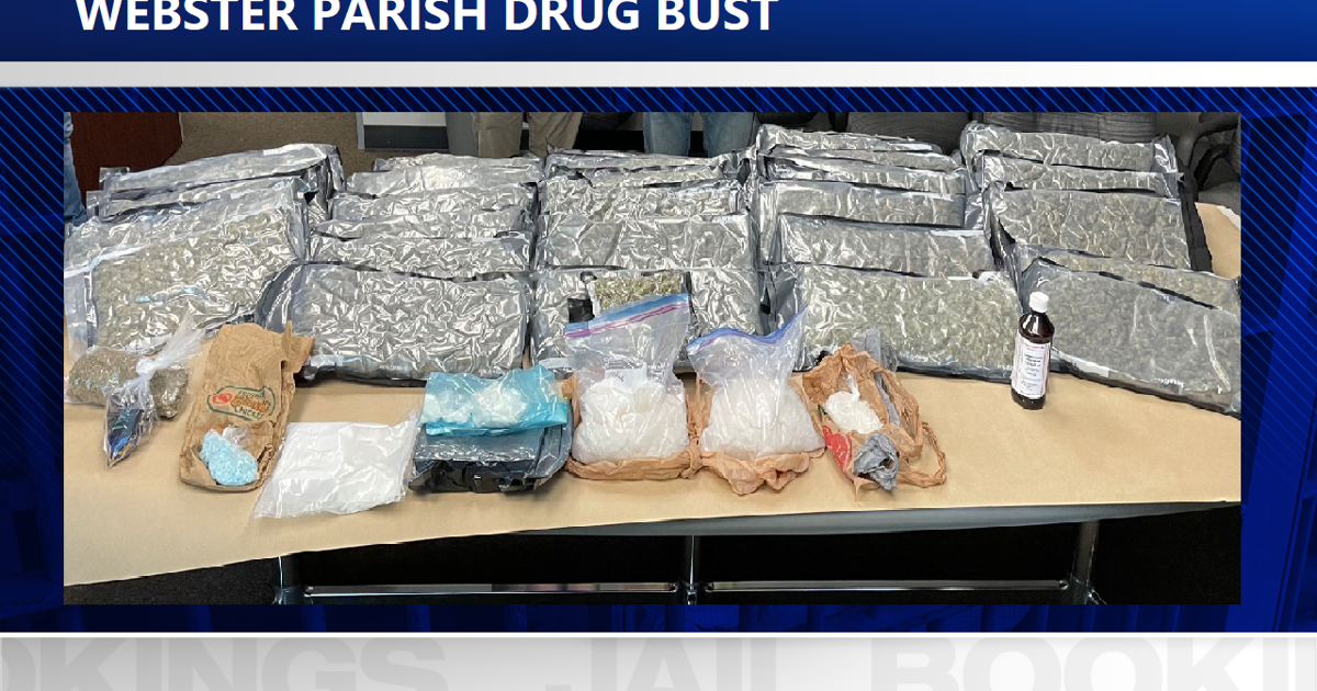 Arrests made, drugs seized in major Webster Parish bust