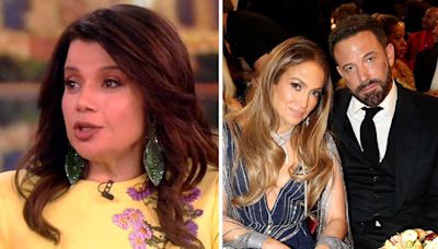 'The View's Ana Navarro compares Jennifer Lopez to Elizabeth Taylor amid divorce rumors: "She's addicted to marriage"
