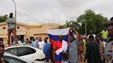 Russian flags wave at pro-junta protest in post-coup Niger