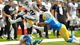 Raiders’ Alexander Mattison hurdles to a time share with Zamir White at running back