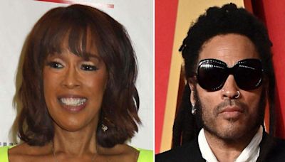 Gayle King, 69, Hilariously Hits on Lenny Kravitz, 59, Mid-Interview: 'Oops, Did I Say That Out Loud?'