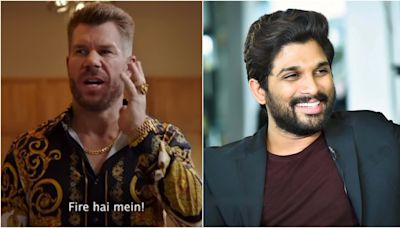 Watch: David Warner channels his inner Pushpa Raj in new ad, Allu Arjun reacts