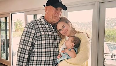 Hija de Bruce Willis cuenta que el actor es un abuelo presente, pese a la demencia