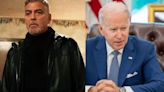 George Clooney se desentende com presidente Joe Biden
