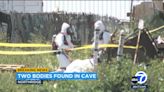 Hazmat team called out after 2 bodies, white powder found in man-made cave in Northridge