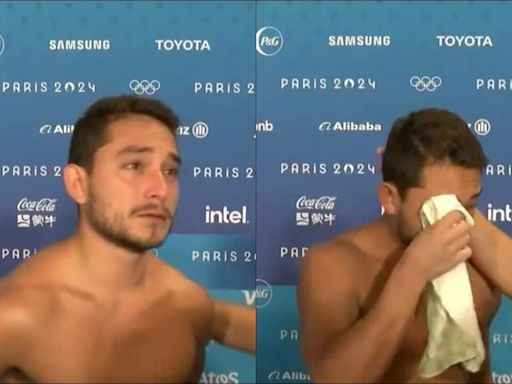 Kevin Berlín no puede evitar llorar tras su participación en los Juegos Olímpicos de París 2024