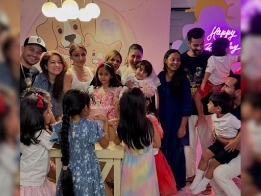 Inside Soha Ali Khan's Daughter Inaaya's Animal-Themed Birthday Party. Bonus - Saif Ali Khan And Kareena Kapoor