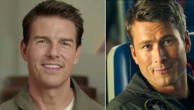 Top Gun: Maverick Star Glen Powell Recalls Tom Cruise's Risky Helicopter Prank That Made Him Think "Am I About To Be...
