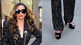 Beyonce’s Mom Tina Knowles Stands Tall in Patent Leather Platform Shoes for ‘Today’ Show