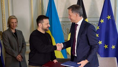 Ukraine war latest: Belgium signs security deal with Ukraine, pledges $1 billion in aid this year