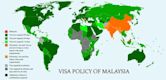 Visa policy of Malaysia