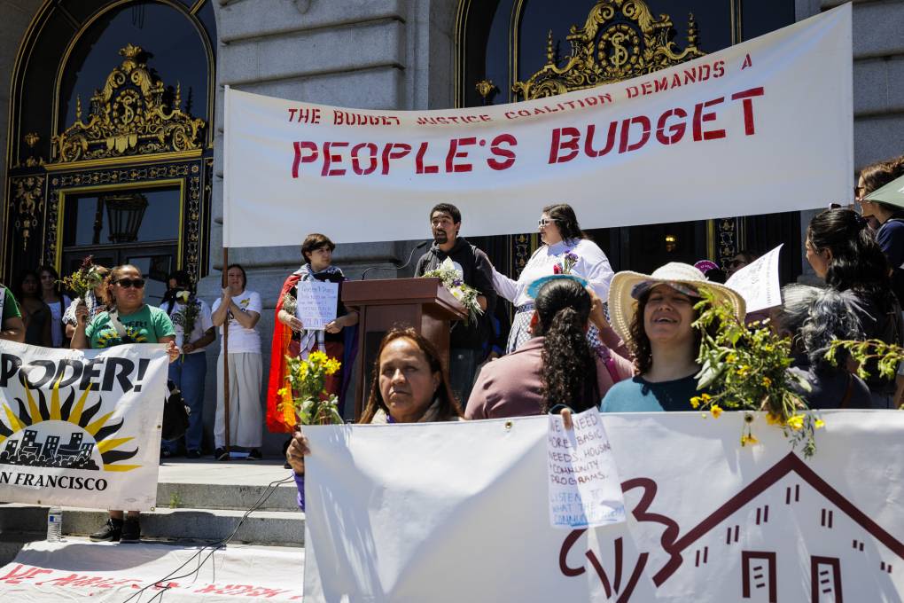 Youth and Nonprofits Rally Against Cuts to SF Family Support Programs | KQED