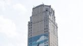 Detroit's whale mural returns to Broderick Tower after storm damages ad that covered it