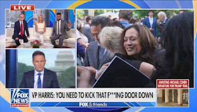 Fox host Brian Kilmeade on Kamala Harris cursing: "Now she has gone over the top" and is "starting to act like one of the guys"