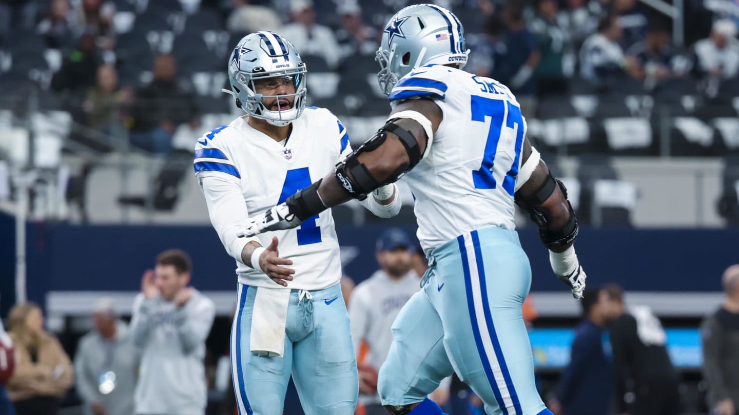 WATCH: Dak Prescott parties at former Dallas Cowboys teammate Tyron Smith's wedding