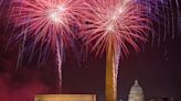 Fireworks light up the skies across the US as Americans endure searing heat to celebrate July Fourth