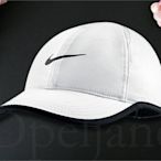 Nike Baseball Hat Cap 耐吉輕薄白棒球帽網球帽遮陽帽高爾夫球帽可調整帽圍慢跑透氣夏日防曬防紫外線帽子