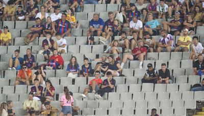 El Barça mantiene una ocupación del 82% en Montjuïc pese a la deserción de los abonados