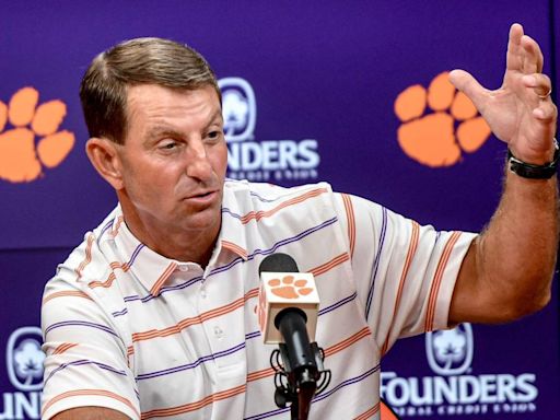 Dabo Swinney calls out ACC, ESPN for asking Clemson to move rivalry game vs. Gamecocks
