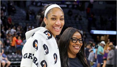 A'ja Wilson's mom called out the Aces star for an NSFW tweet after her 1,000th point