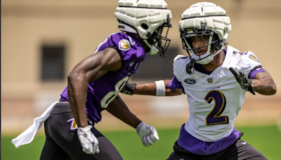 Ravens coach John Harbaugh says CB Nate Wiggins has looked good at training camp