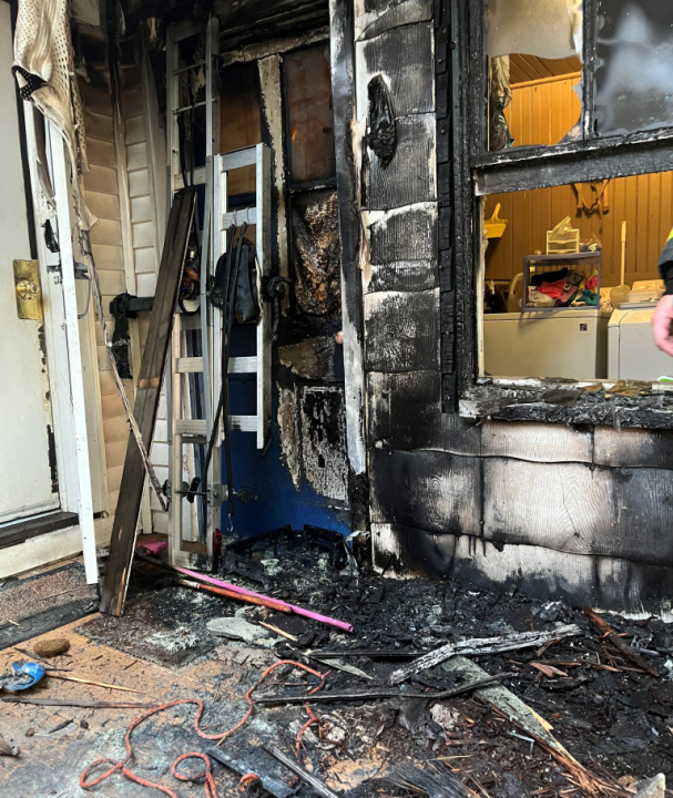Porch fire damages home in Lancaster County