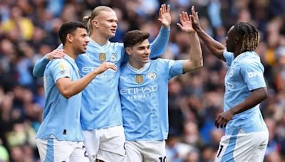 El Manchester City cumplió, goleó y llegó a la punta