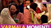 Anant Ambani-Radhika Merchant Share Playful Moment During VARMALA, Viral Video | Ambani Wedding - News18