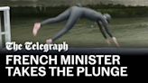 Watch: French sports minister swims in the Seine to prove it’s clean before the Olympics